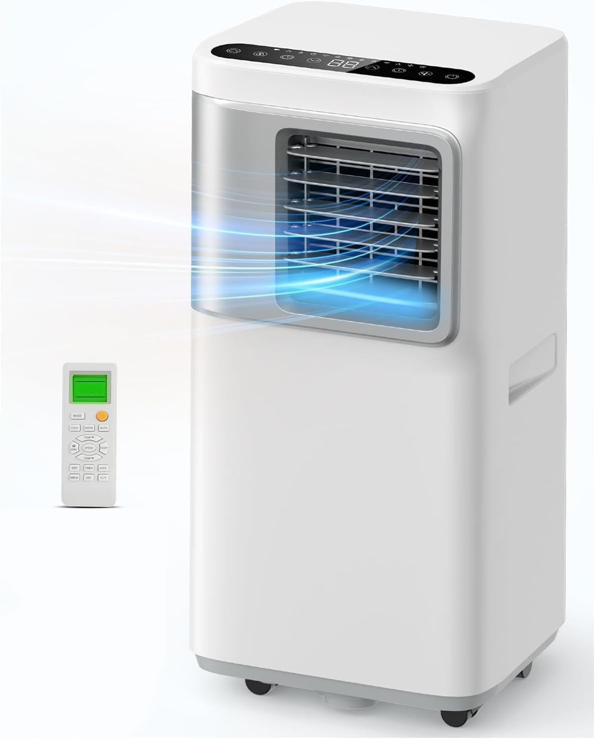 Tragbare Klimaanlage 16000 BTU, 5-in-1 Smart AC Einheit, ideal für große Räume bis zu 750 m², schnelle Kühlung & Luftentfeuchter