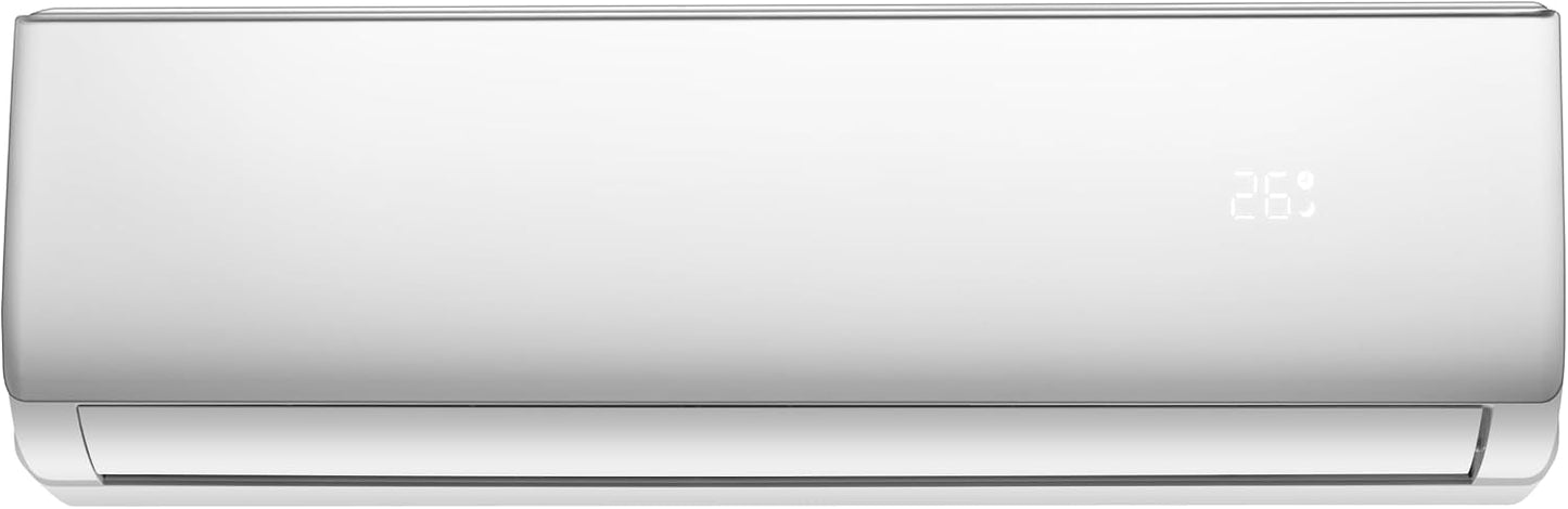HANTECH Split Klimaanlage 12000 BTU 3,4 kW Inverter Set - Klimagerät mit App-Funktion zum Kühlen und Heizen – Modell Elegant (bis 45m²)