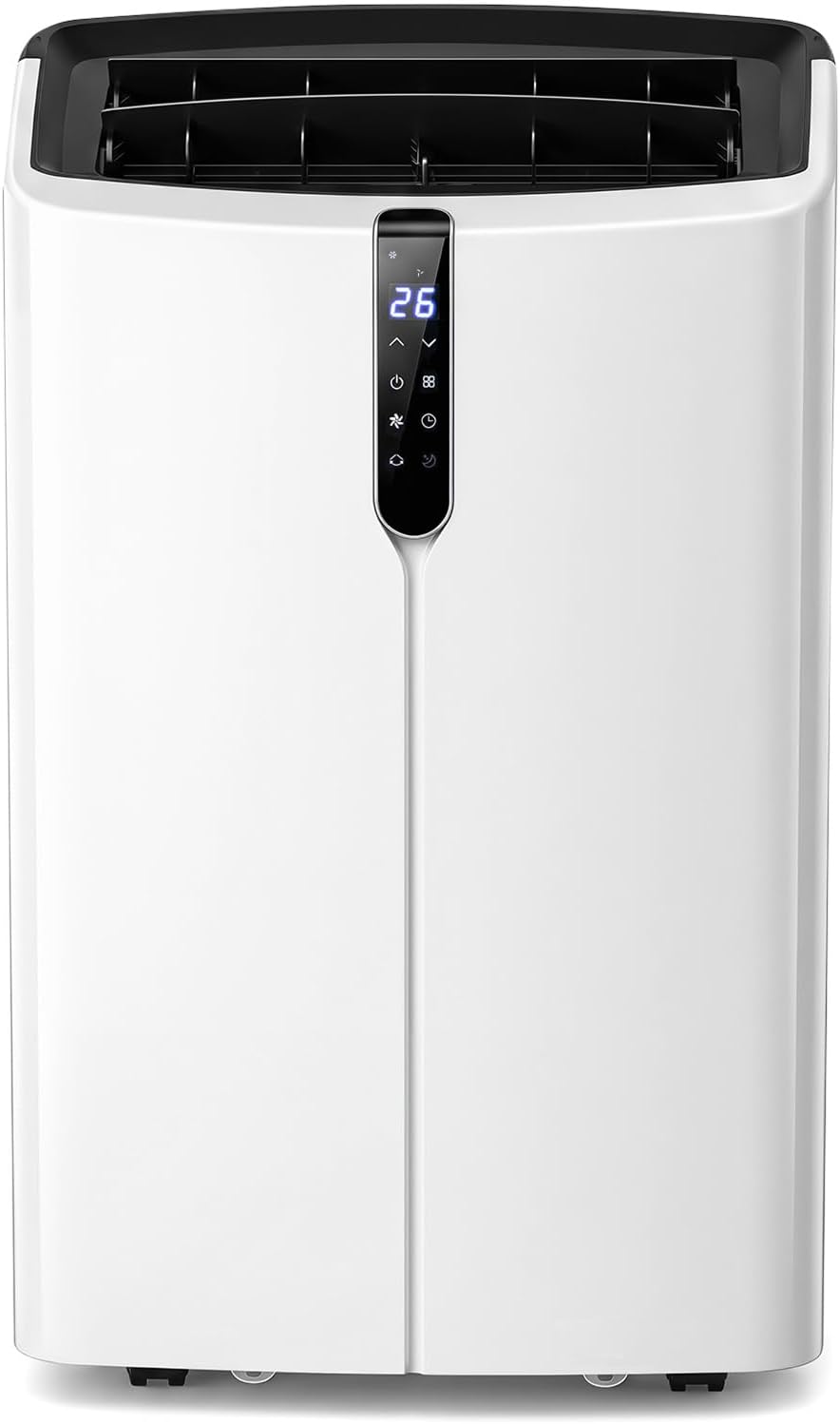 GYMAX Klimaanlage Mobil, Klimaanlage mit Abluftschlauch (12000 BTU) | 5 in 1 Klimagerät mit Heizfunktion, WiFi & App, 24h-Timer, Fensterabdichtung & Fernbedienung