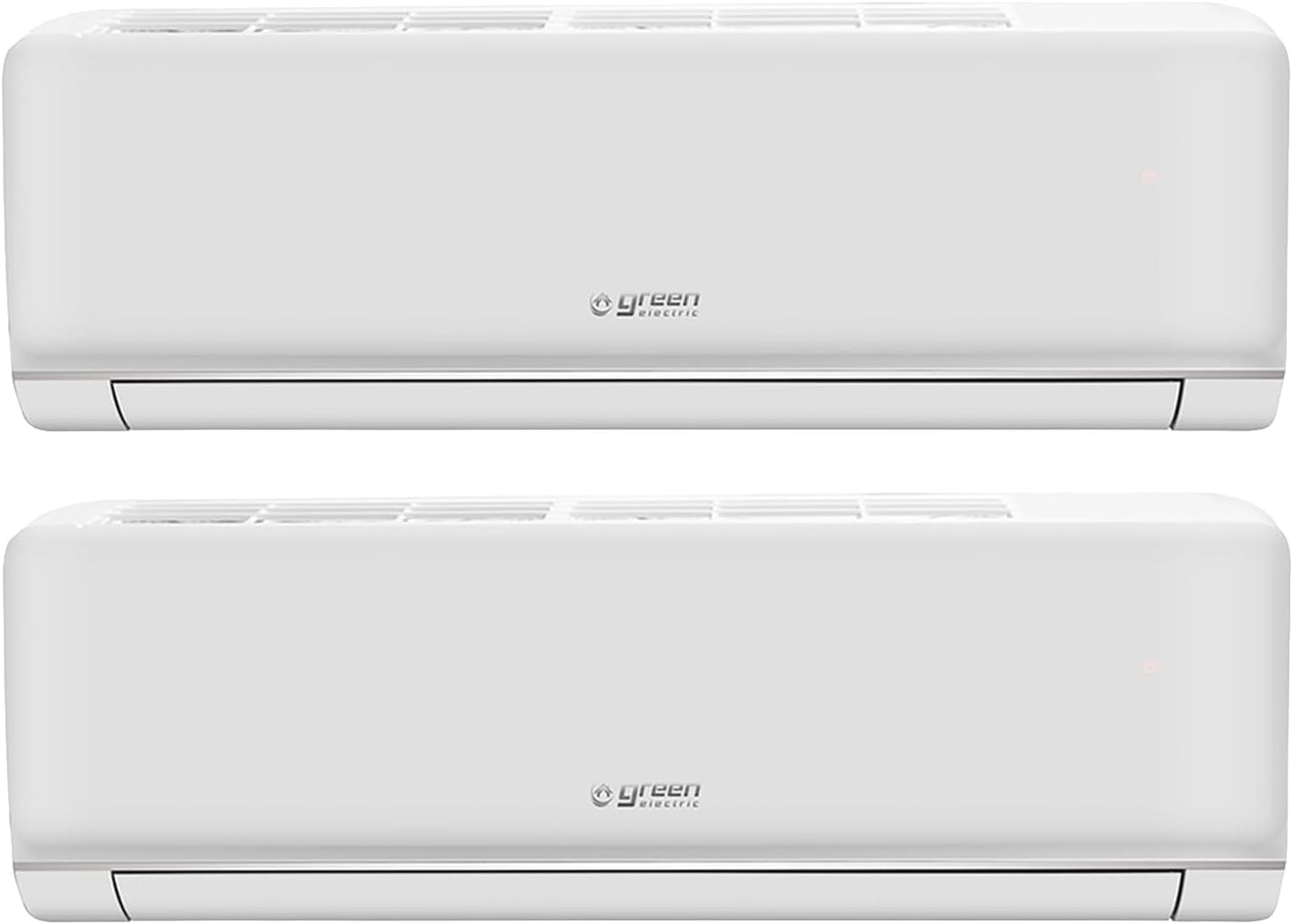 Plus Klimaanlage Dual Split 9000+12000 BTU, Wi-Fi, R32, Energieeffizienz A++/A+, Klimagerät mit Zwei Inneneinheiten und 1 Außeneinheit, Fernbedienung, App-Steuerung, Niedriger Verbrauch