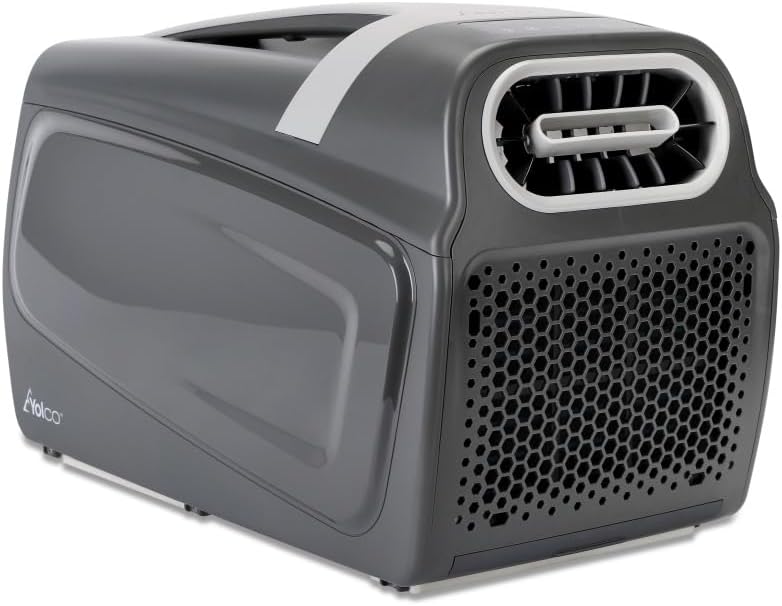 Yolco Mobile Klimaanlage 1500 W, 4-12 m², mit 2 Schläuchen | Mobiles Klimagerät, Monoblock Klimaanlage, 17-30 °C, 46/42 dB(A), 180/140 m³/h, Bluetooth 5.0, R290