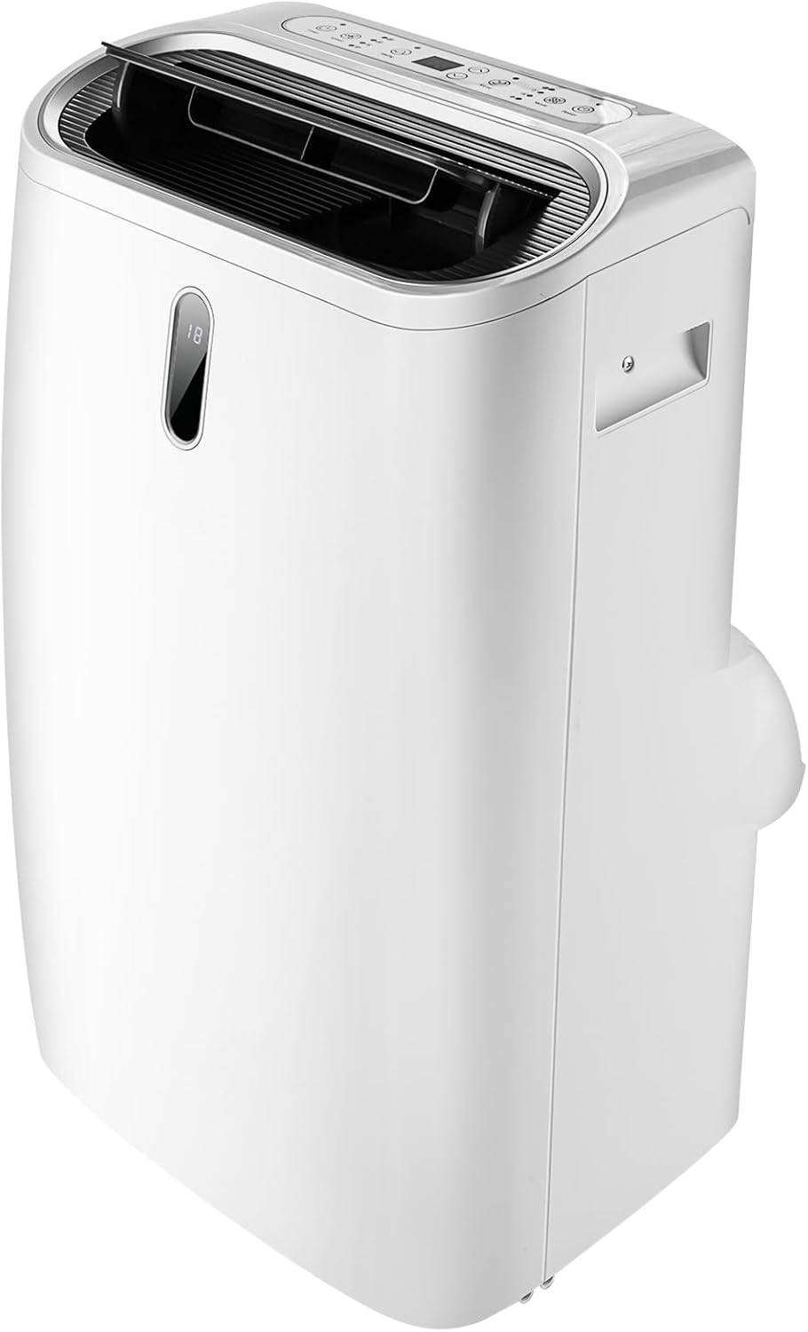 GYMAX 4-in-1 Mobiles Klimagerät, 16000 BTU Mobile Klimaanlage | Kühlen, Heizen, Entfeuchten, Belüften, Schlafmodus, 3 Windgeschwindigkeiten, 24H-Timer, WIFI
