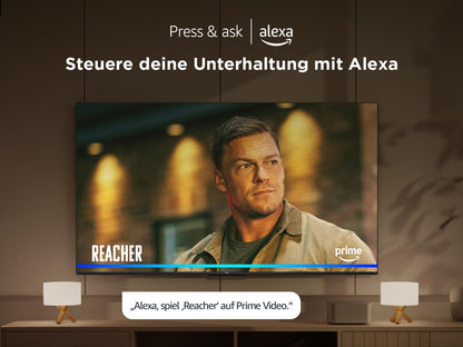 TCL 55T6C 55 Zoll QLED 4K Fernseher, Fire TV, HDR10+