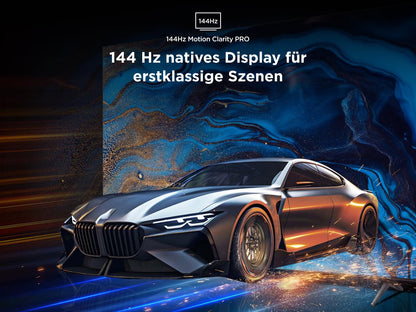 TCL 50C7K 50 Zoll QD-Mini LED 4K Fernseher, 144 Hz, Google TV