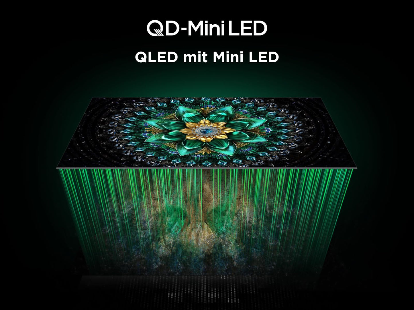 TCL 55Q6C 55 Zoll QD-Mini LED 4K Fernseher, 144 Hz, Google TV
