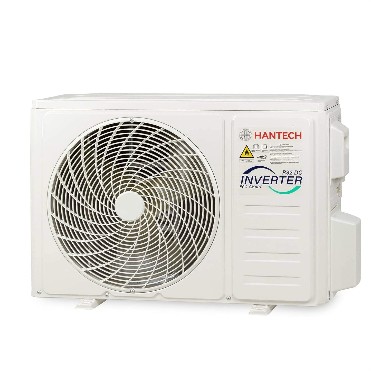 HANTECH Split Klimaanlage 12000 BTU 3,4 kW Inverter Set - Klimagerät mit App-Funktion zum Kühlen und Heizen – Modell Elegant (bis 45m²)