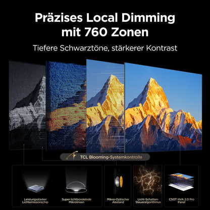 TCL 75Q7D Pro 75 Zoll SQD-Mini LED 4K Fernseher, Google TV