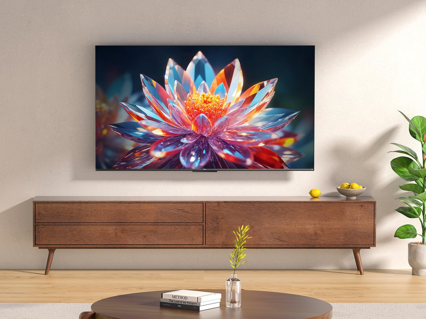 TCL 55T6C 55 Zoll QLED 4K Fernseher, Fire TV, HDR10+