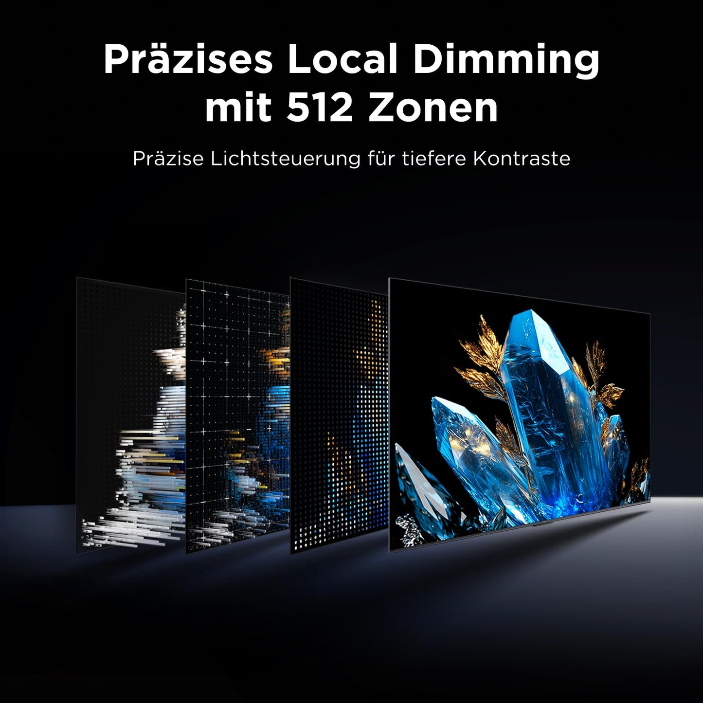 TCL 98T8D 98 Zoll QD-Mini LED 4K Fernseher, 144 Hz, Google TV