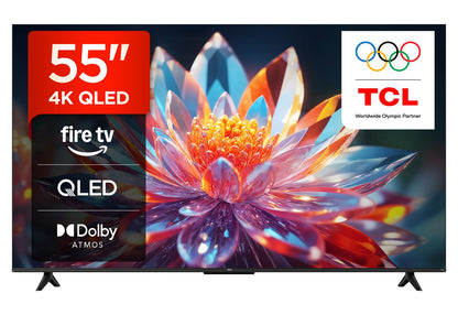 TCL 55T6C 55 Zoll QLED 4K Fernseher, Fire TV, HDR10+