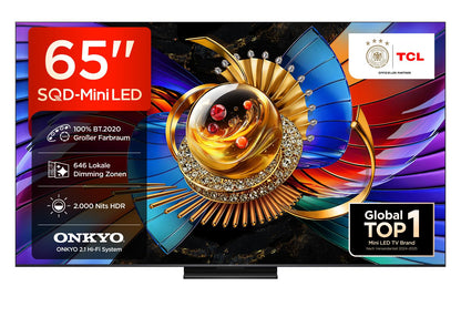 TCL 65Q7D Pro 65 Zoll SQD-Mini LED 4K Fernseher, Google TV