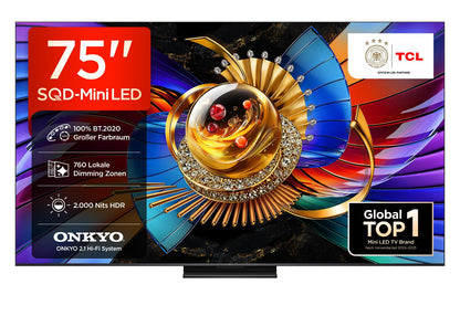 TCL 75Q7D Pro 75 Zoll SQD-Mini LED 4K Fernseher, Google TV